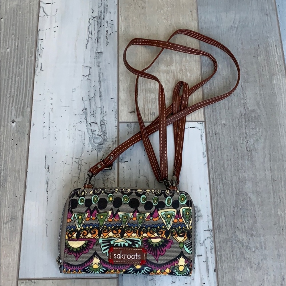 Sakroots Small Clutch w/detachable strap
